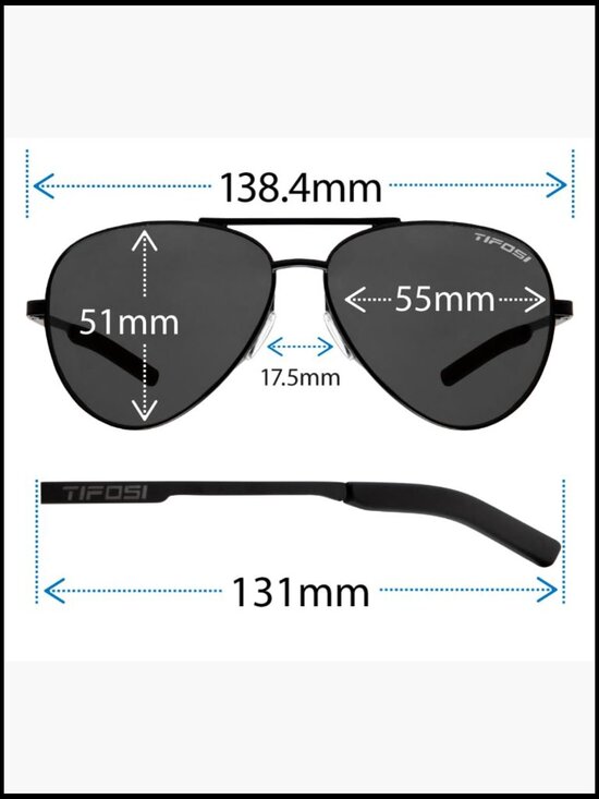Tangle-Free Aviator Sunglasses with Shatterproof Polycarbonate Lenses main image 6